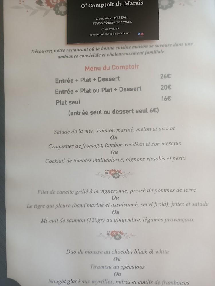O'Comptoir du Marais - Menu Image 1